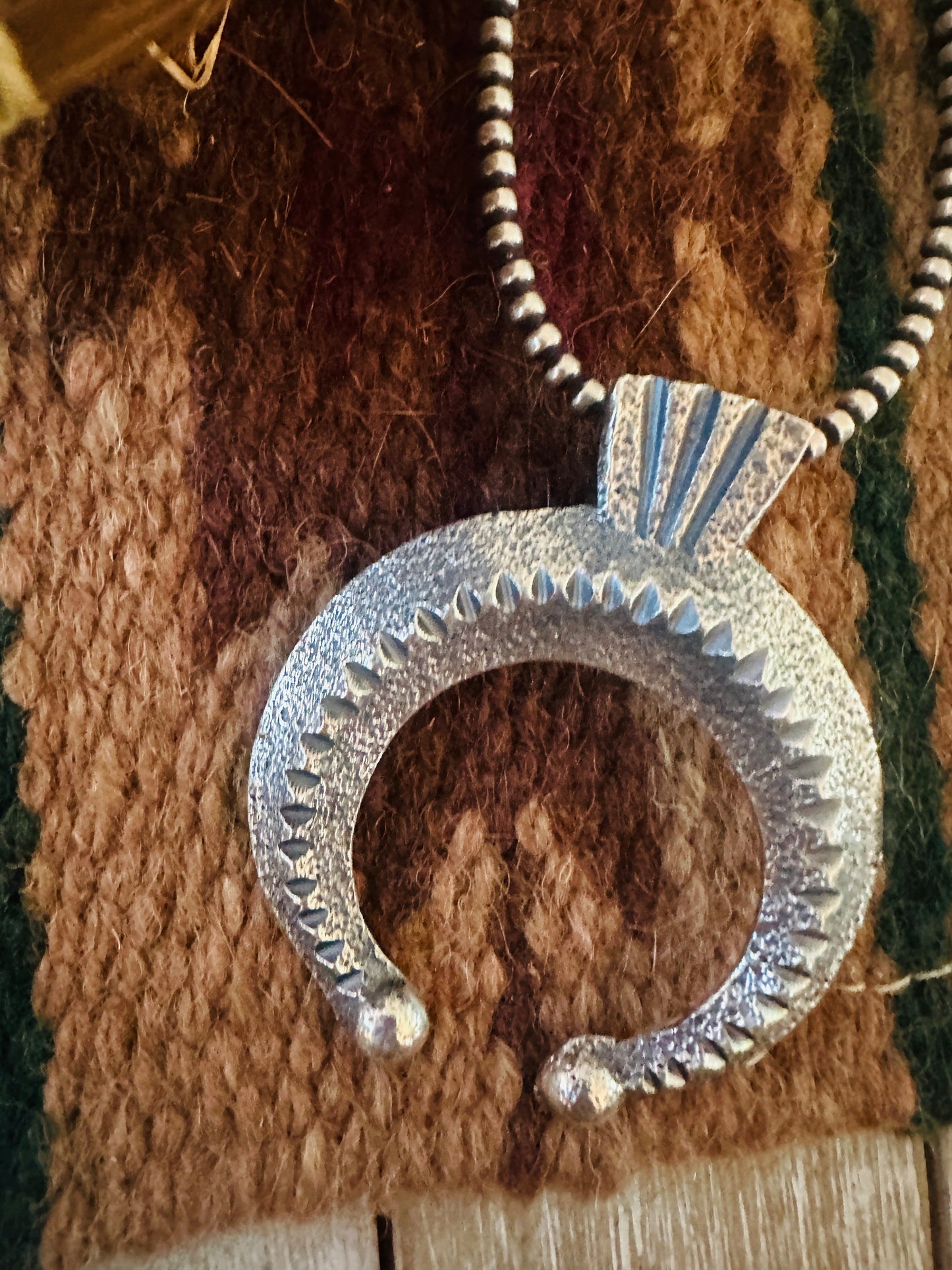 Handcrafted Sterling Silver Naja Pendant