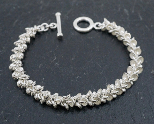 Cymbals Sterling Silver Bracelet