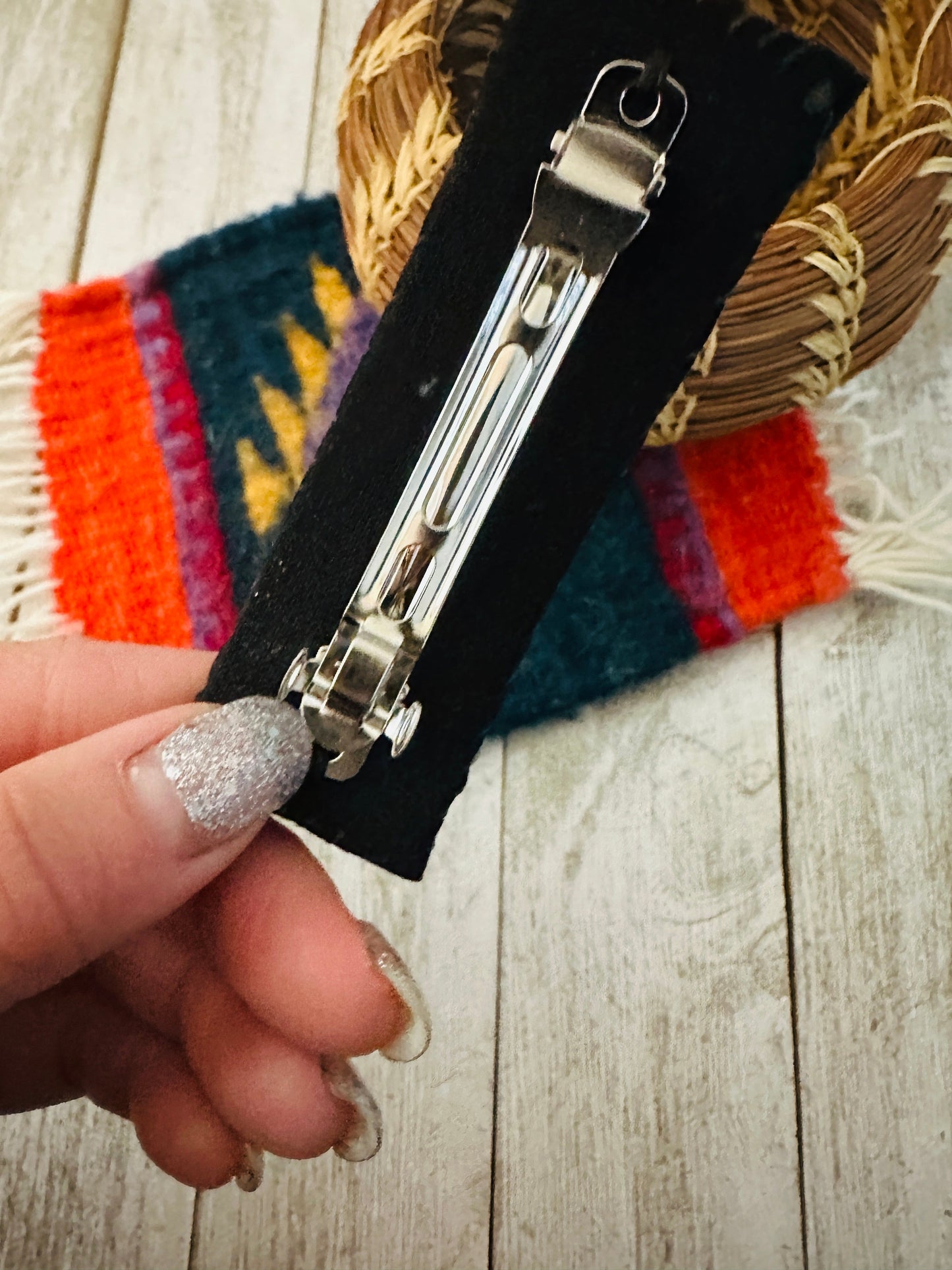 Handcrafted Handmade Beaded Barrette
