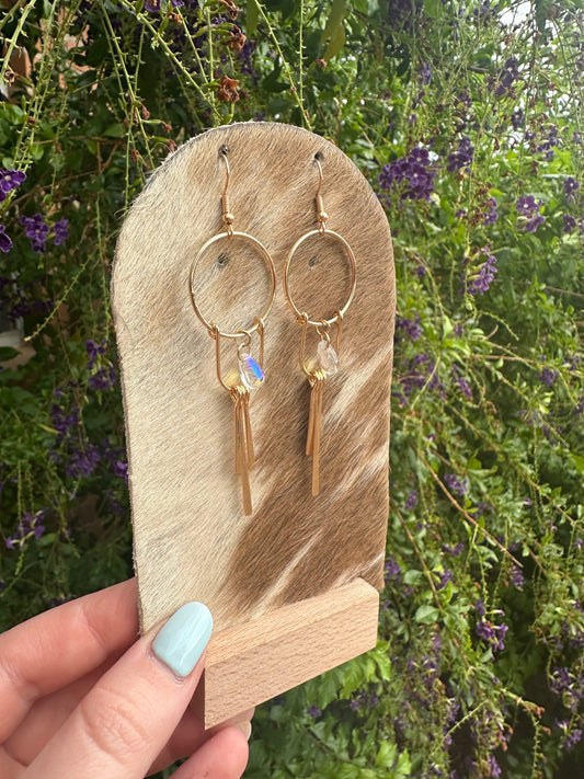 “The Golden Collection” Beachy Handmade 14k Gold Plated Earrings