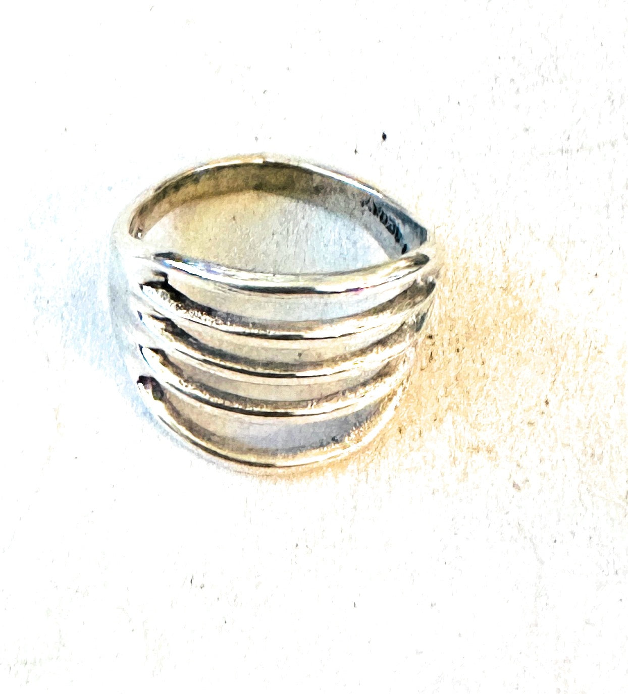 Navajo Sterling Silver Bar Ring