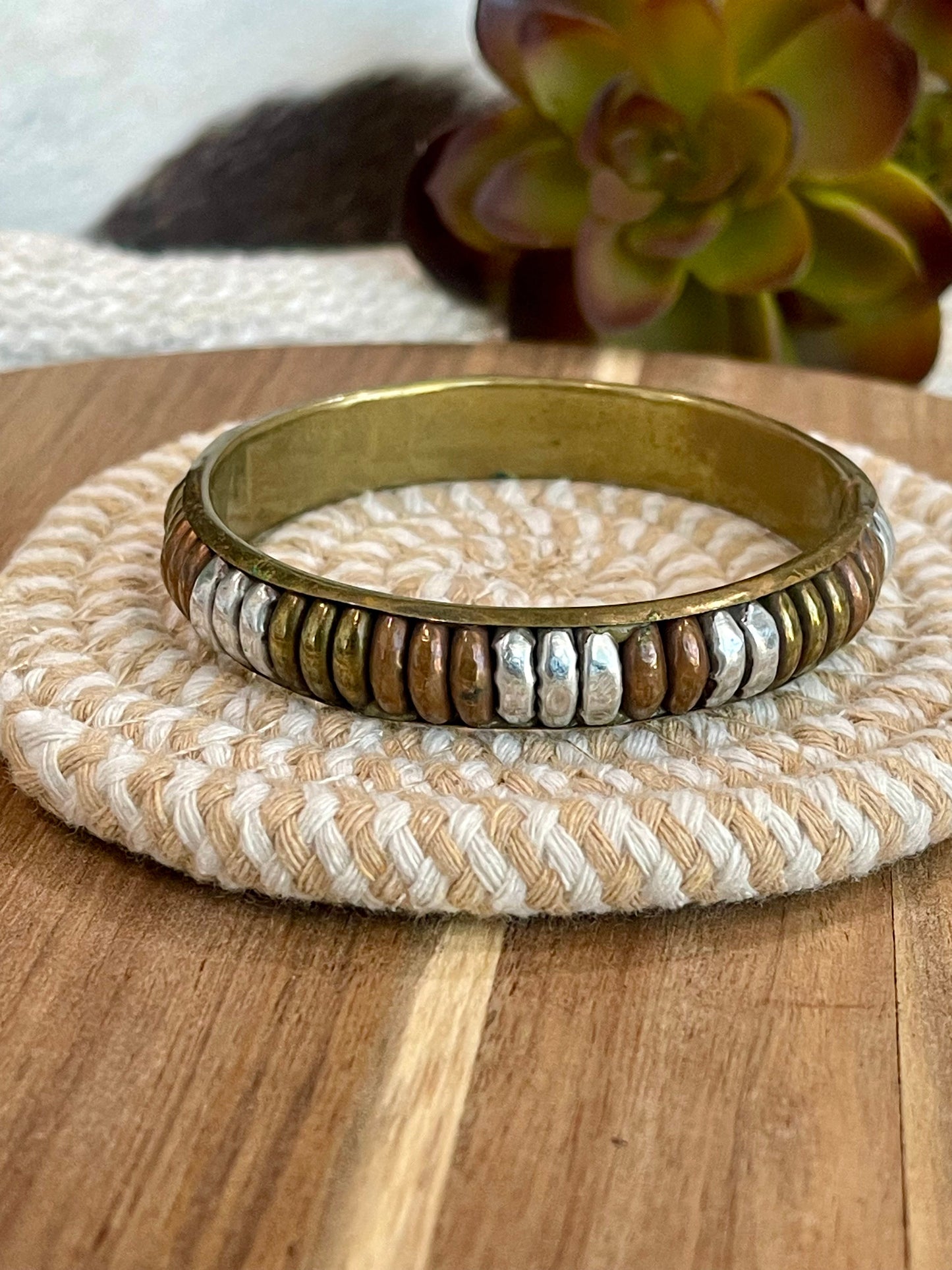 Vintage Handmade Copper Bangle
