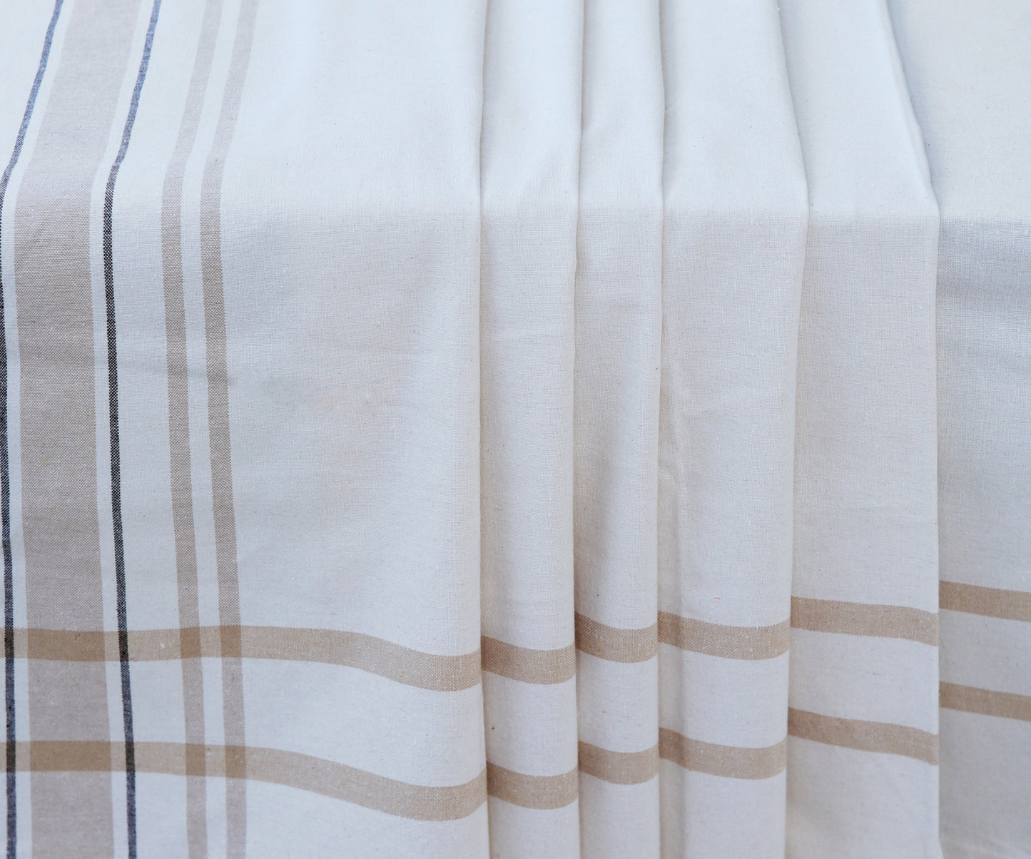 French Striped Tablecloth