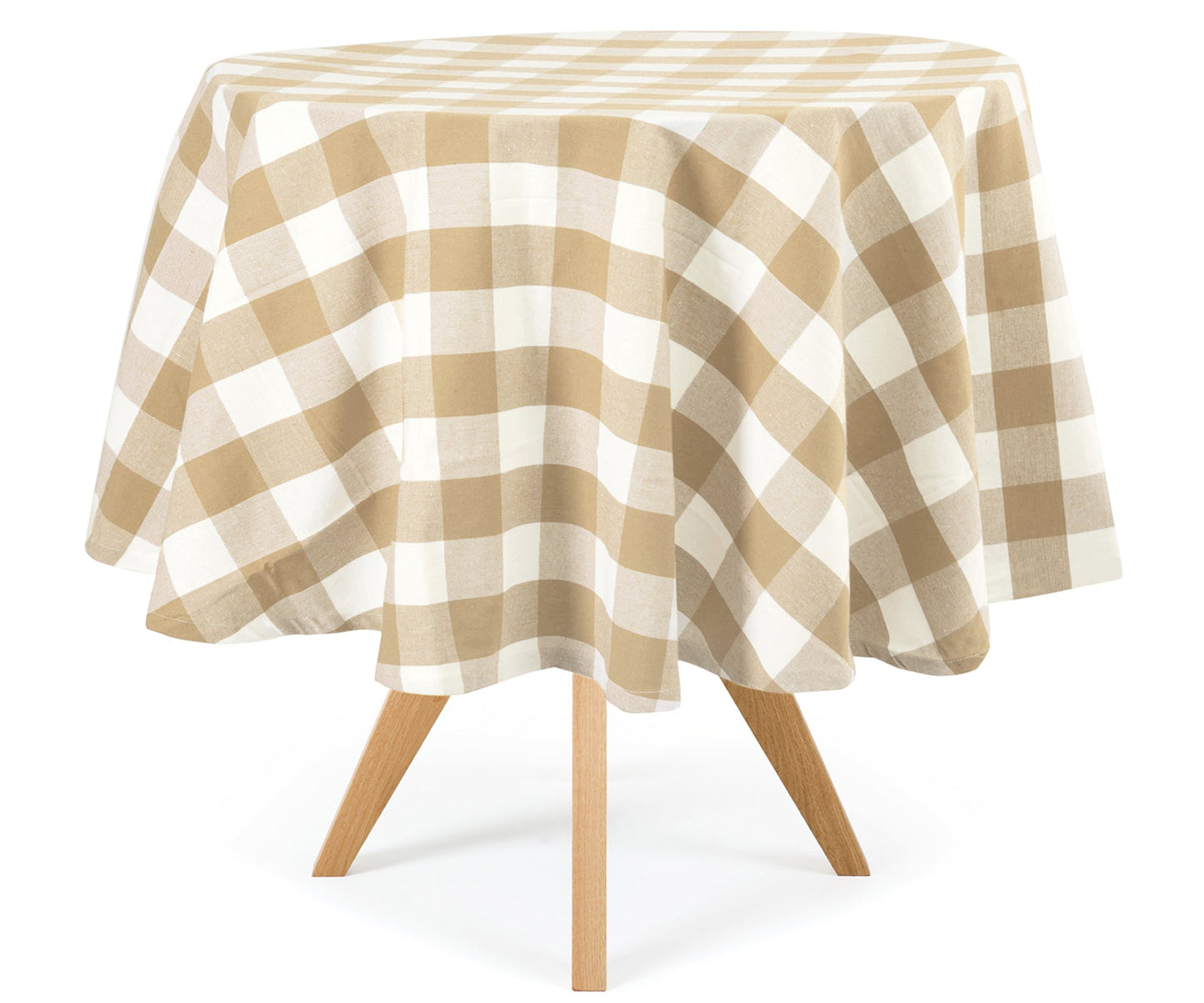 Round Tablecloth - Buffalo Plaid Table cloths