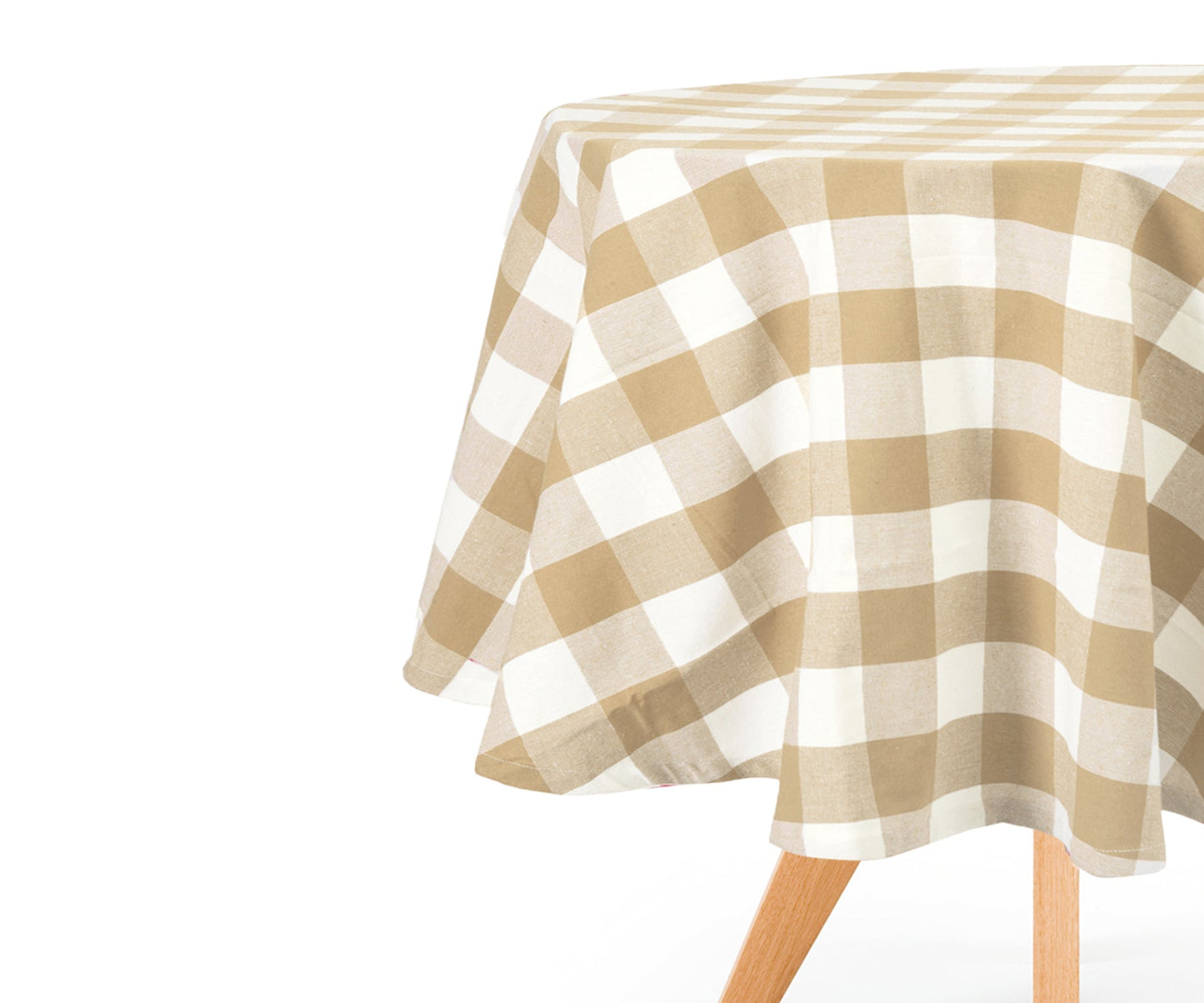 Round Tablecloth - Buffalo Plaid Table cloths