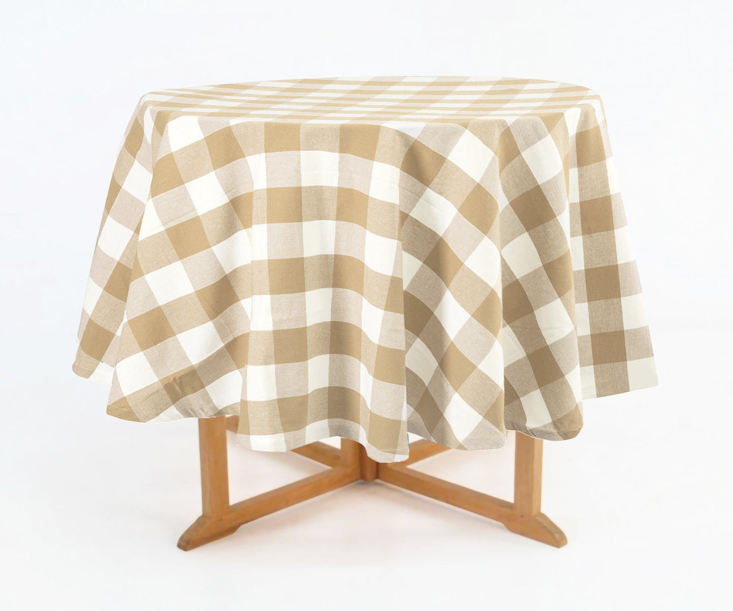 Round Tablecloth - Buffalo Plaid Table cloths