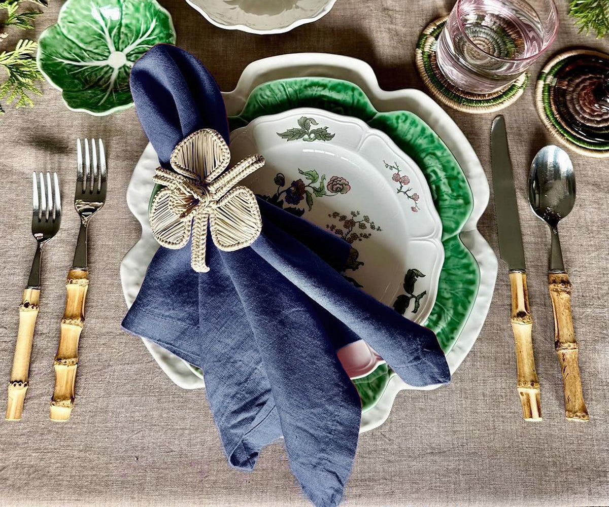 Navy Linen Napkins