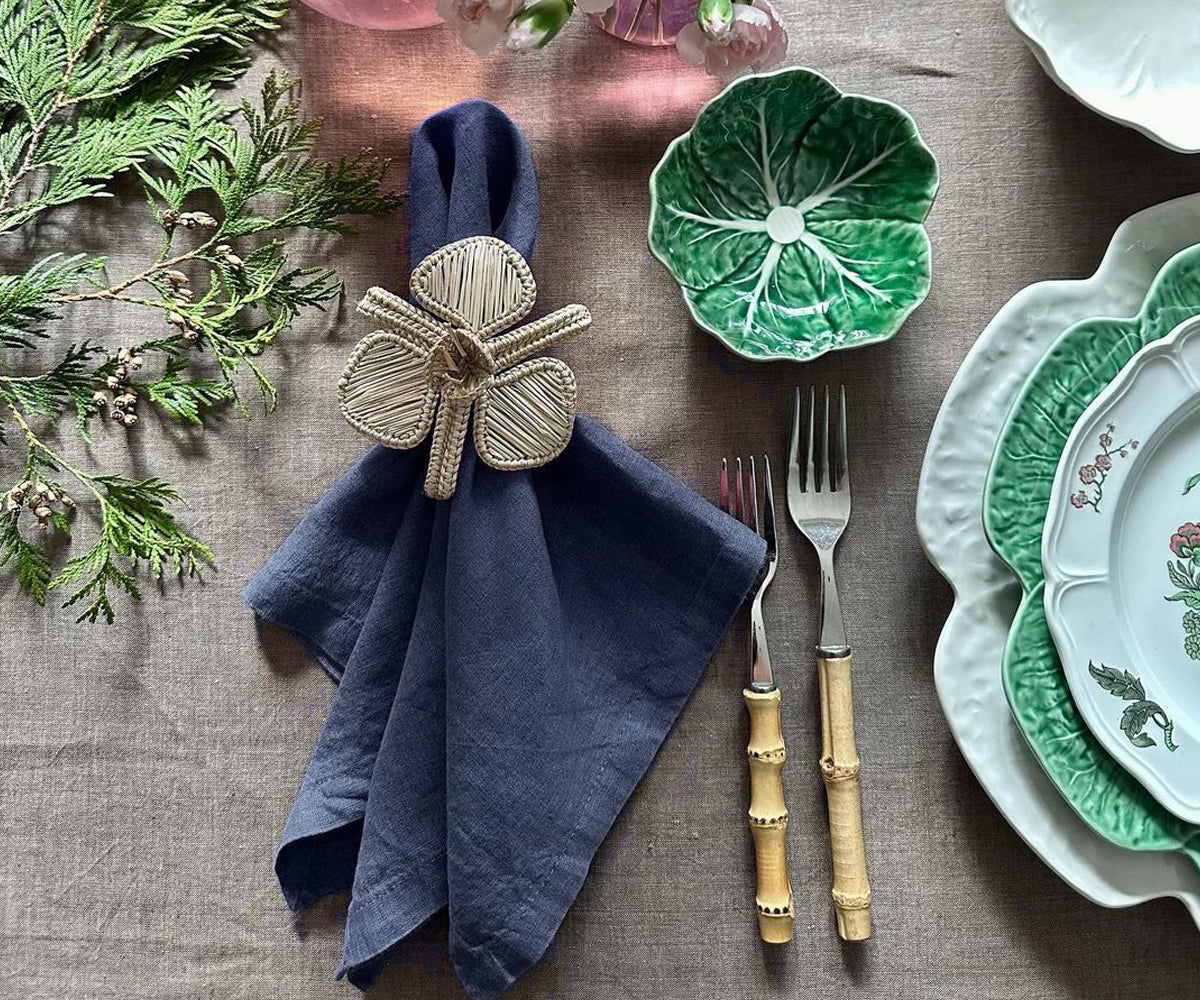Plain Linen Napkins - Set of 4