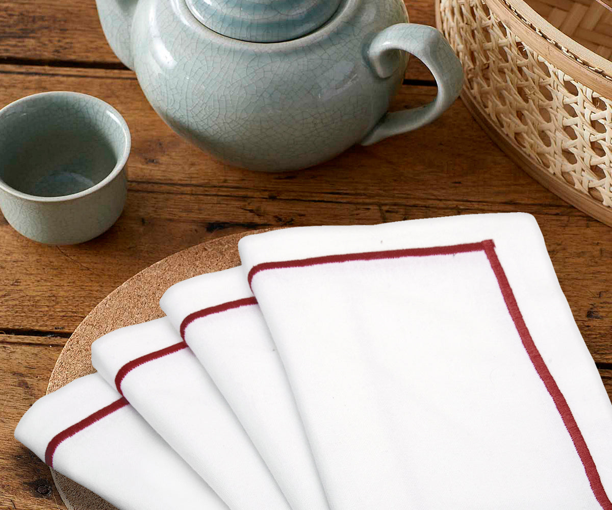 Dinner Napkins - White Cotton Napkins