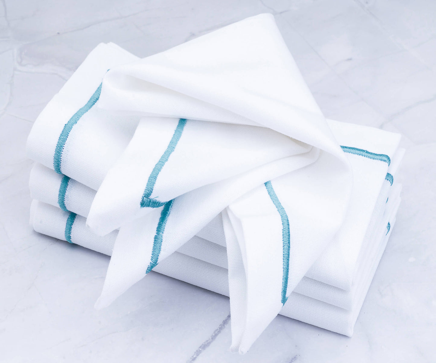Dinner Napkins - White Cotton Napkins