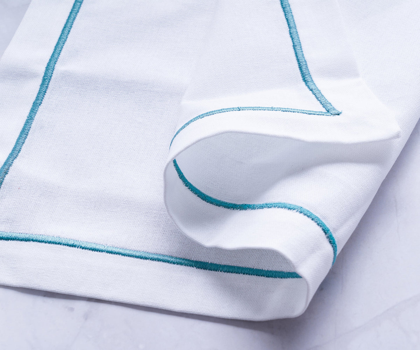 Light Blue Napkins - Embroidery Napkins