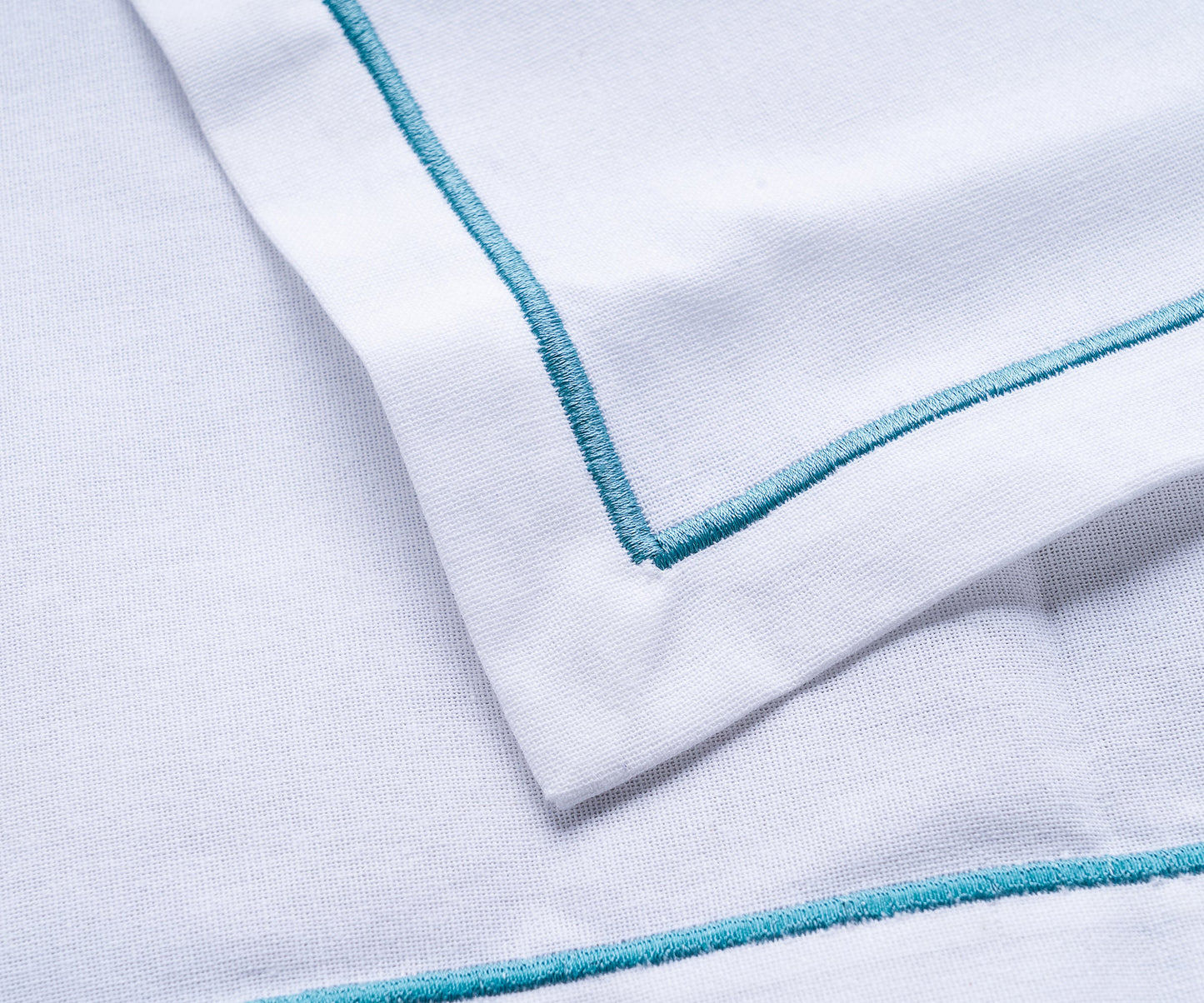 Light Blue Napkins - Embroidery Napkins