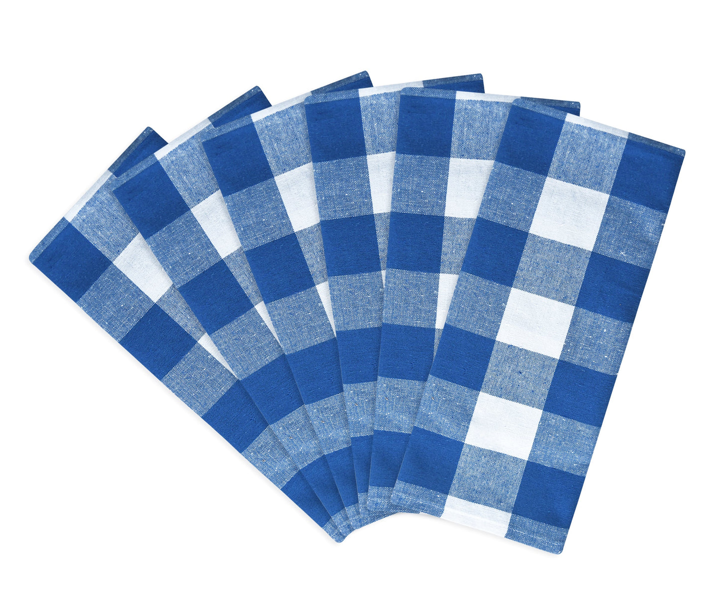 Cotton Napkins - Plaid Cloth Napkins