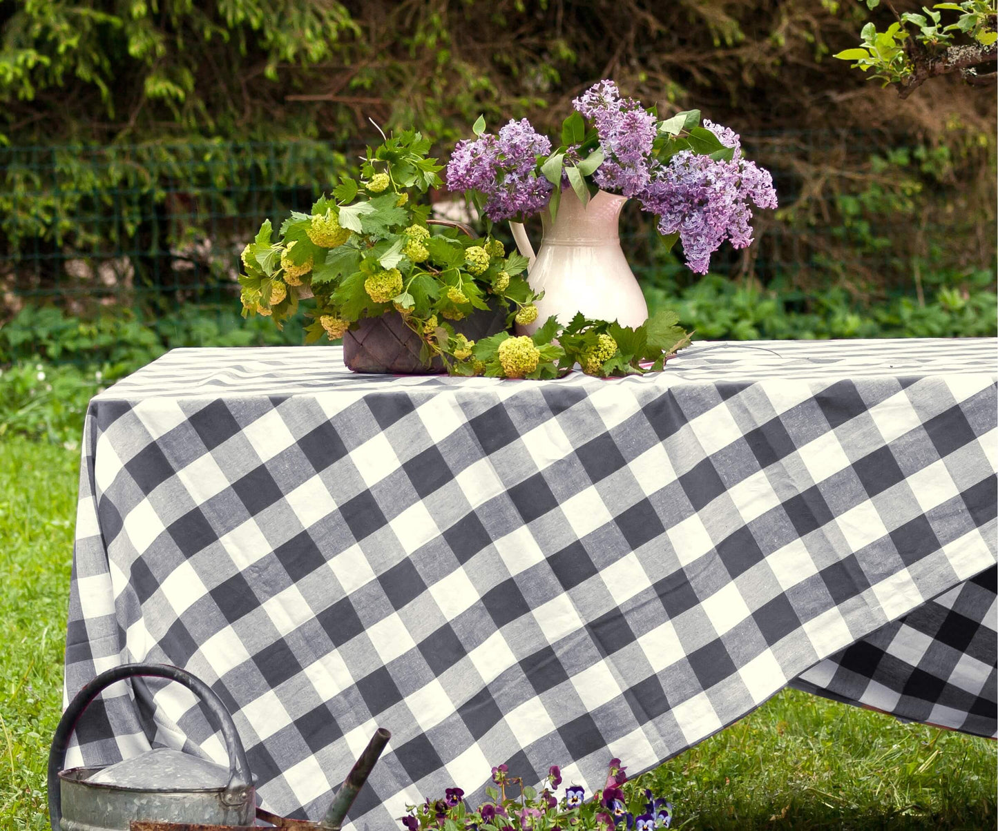 Cotton Tablecloths - Plaid Cloth Tablecloths