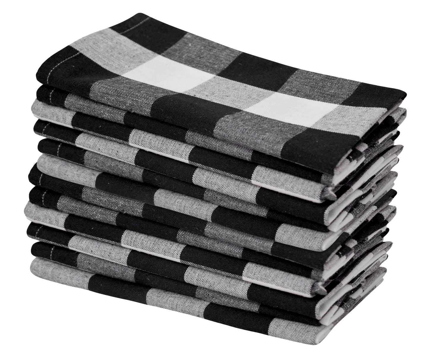 Cotton Napkins - Plaid Cloth Napkins