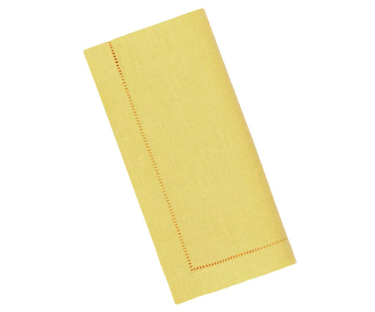 Butter Yellow Linen Napkins