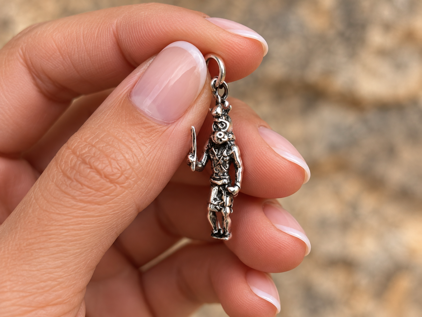 Handcrafted Sterling Silver Kachina Doll Charm