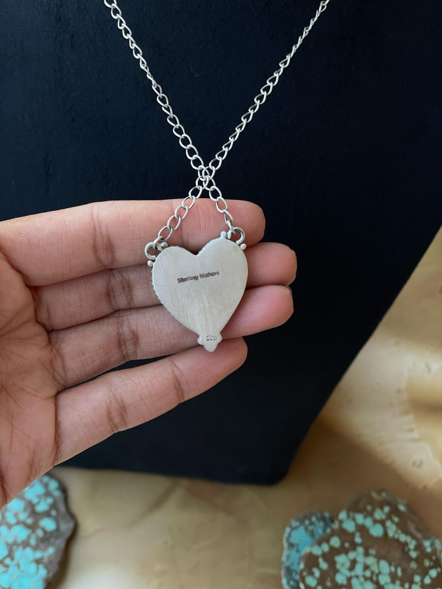 Handmade Sterling Silver & Pink Dream Mojave Necklace Set