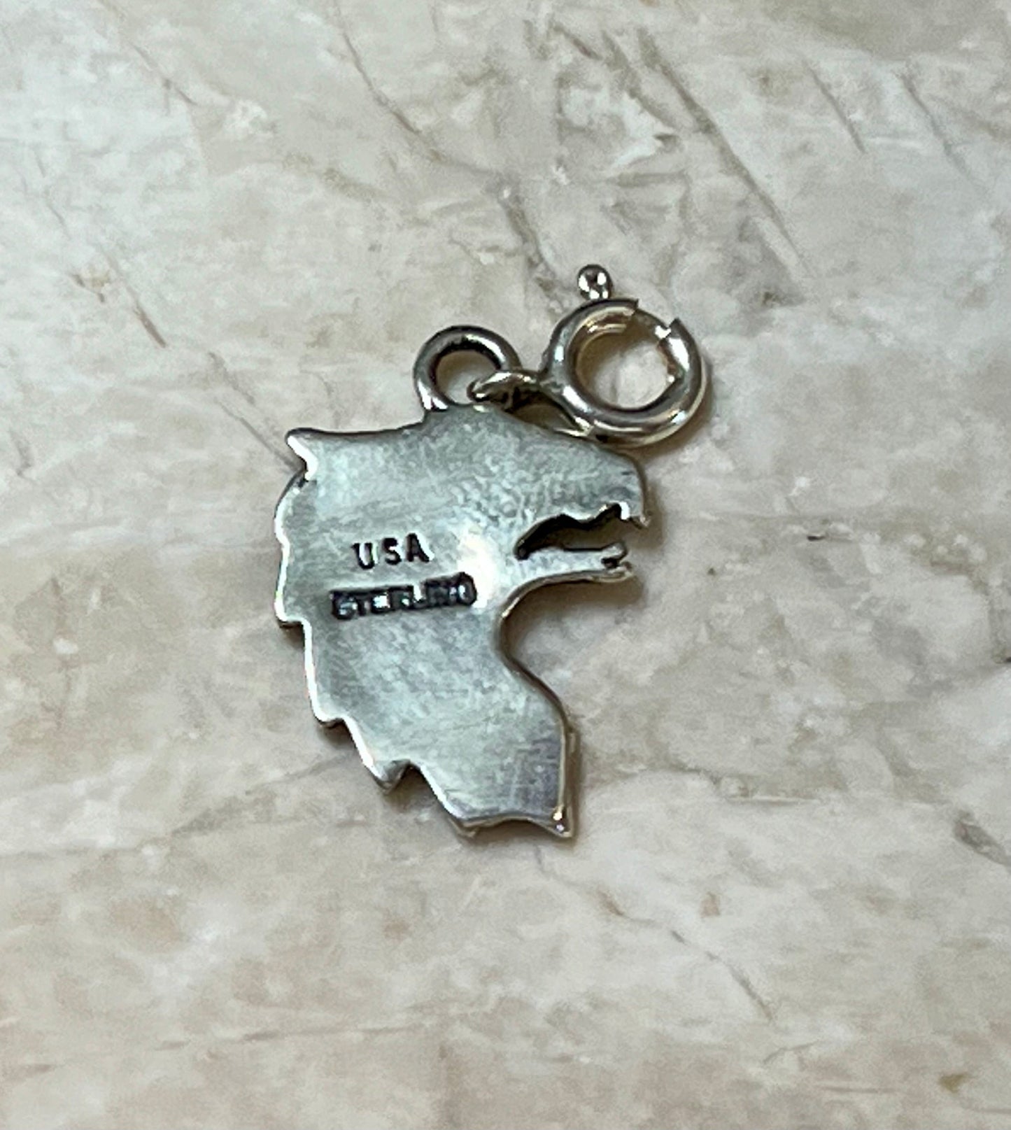 Handcrafted Sterling Silver Eagle Charm