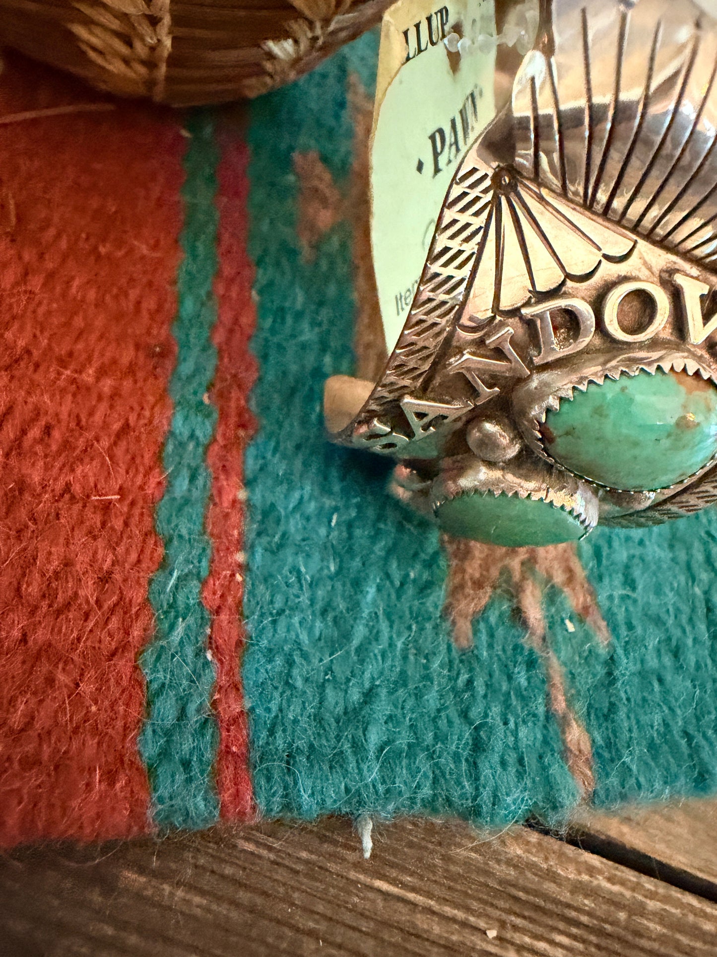 Handcrafted Old Pawn Turquoise & Sterling Silver Watch Cuff