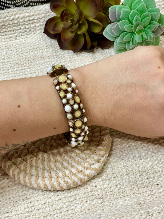 Vintage Handmade Copper Stretch Bracelet