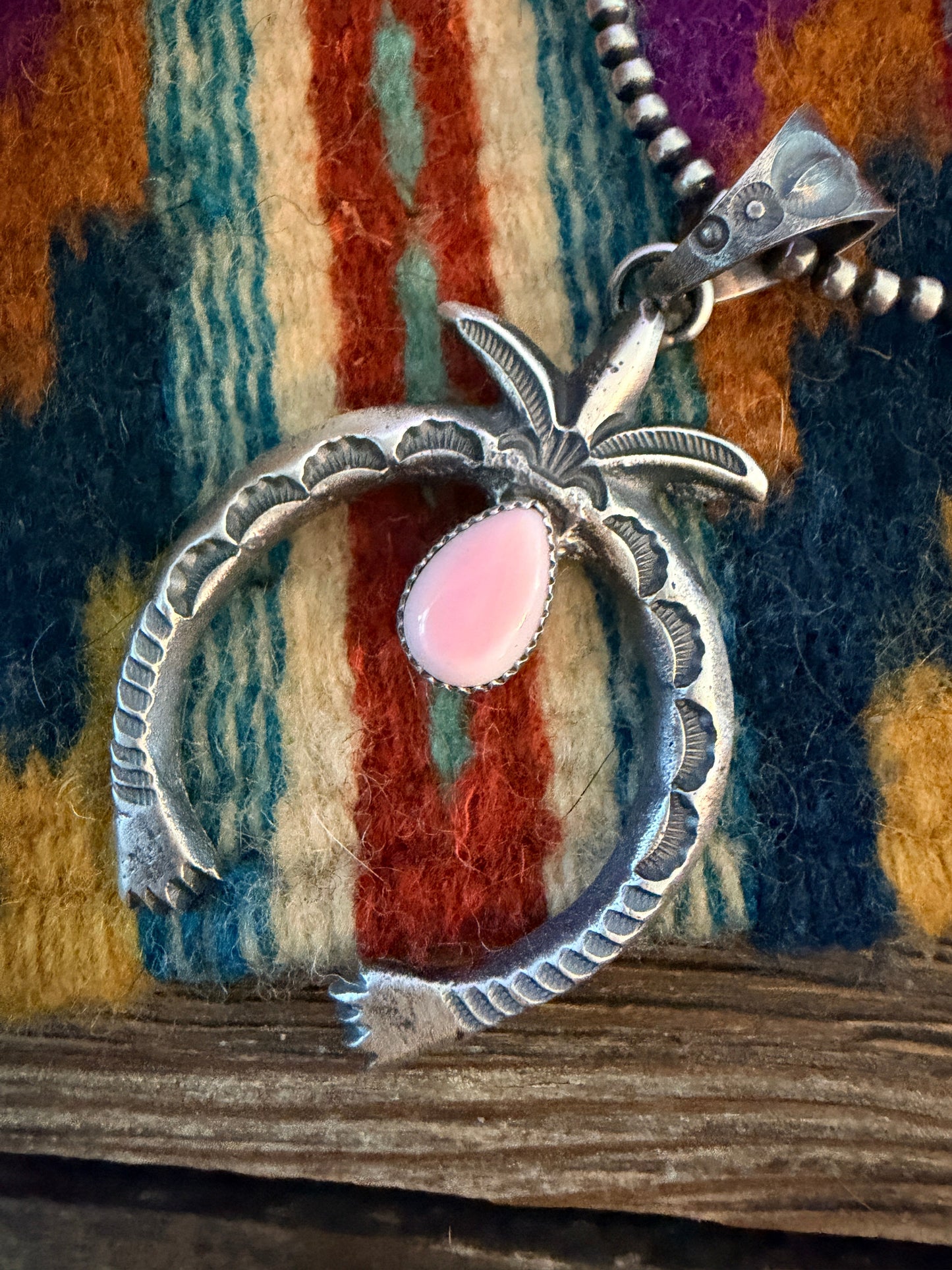 Handcrafted Sterling Silver & Queen Pink Naja Pendant by Kevin Billah