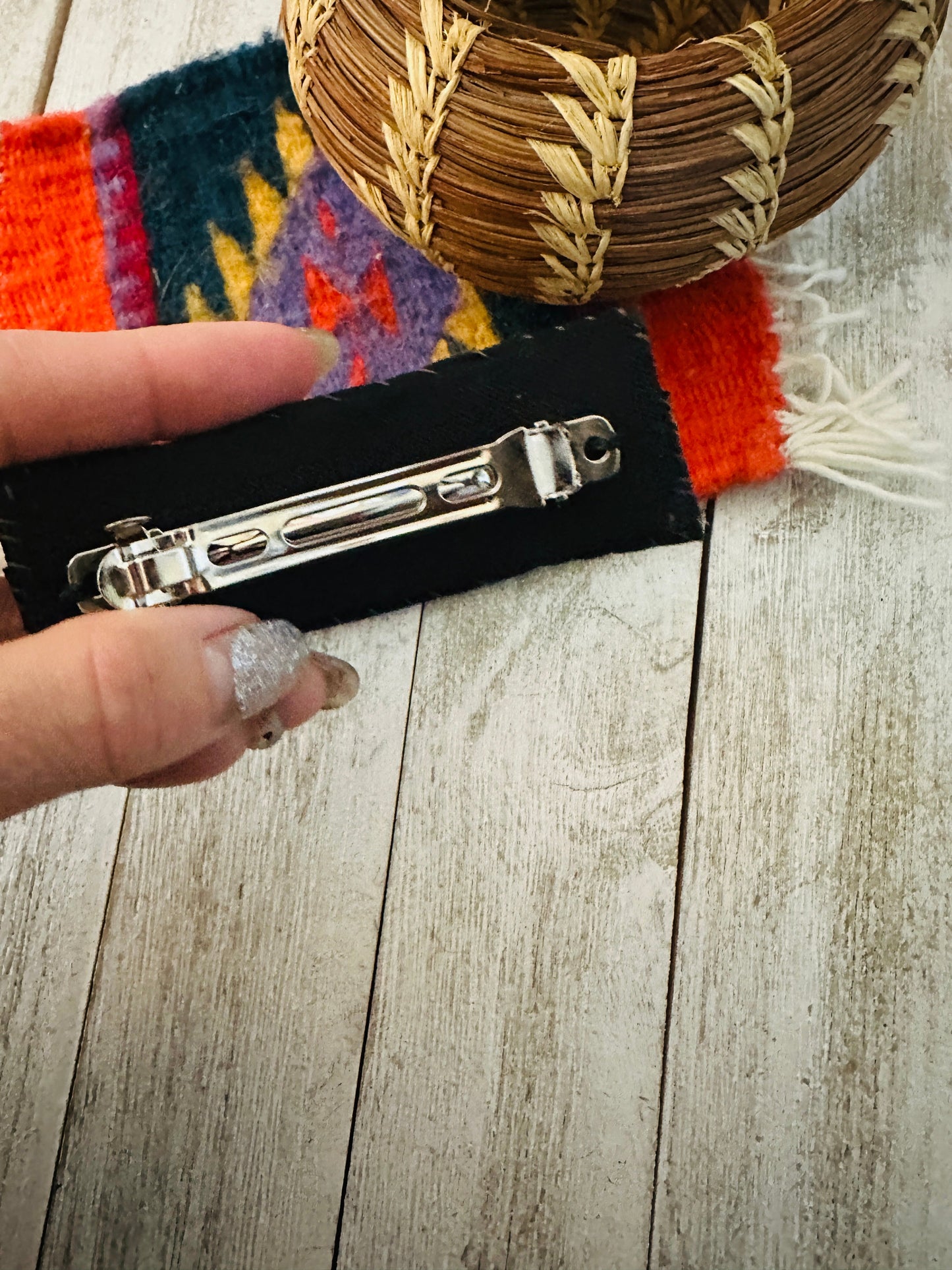 Handcrafted Handmade Beaded Barrette