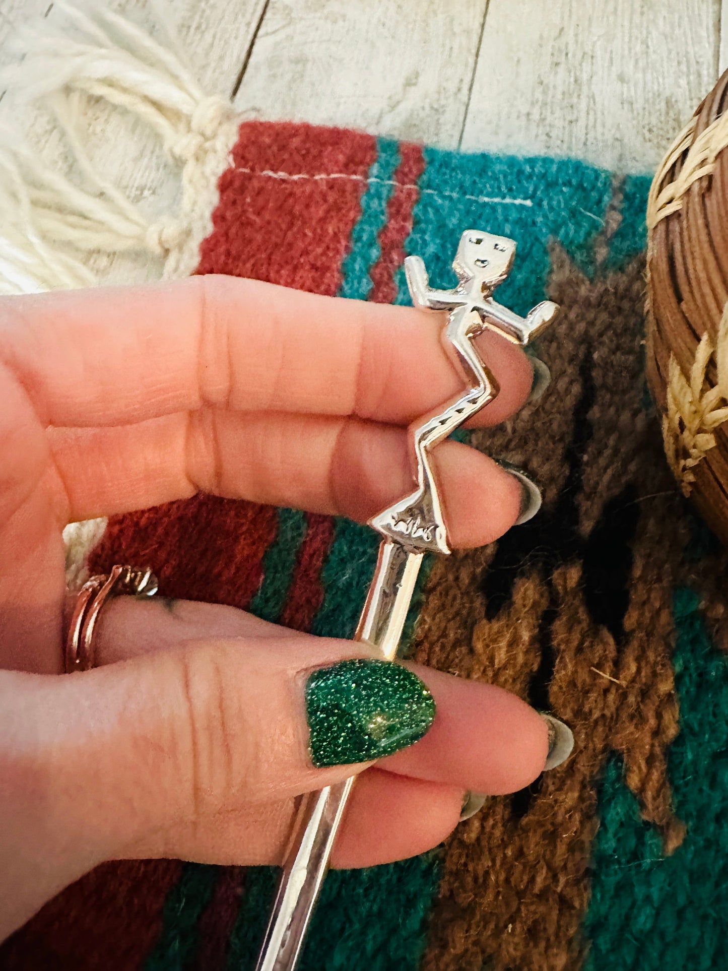 Handcrafted Sterling Silver Kachina Letter Opener