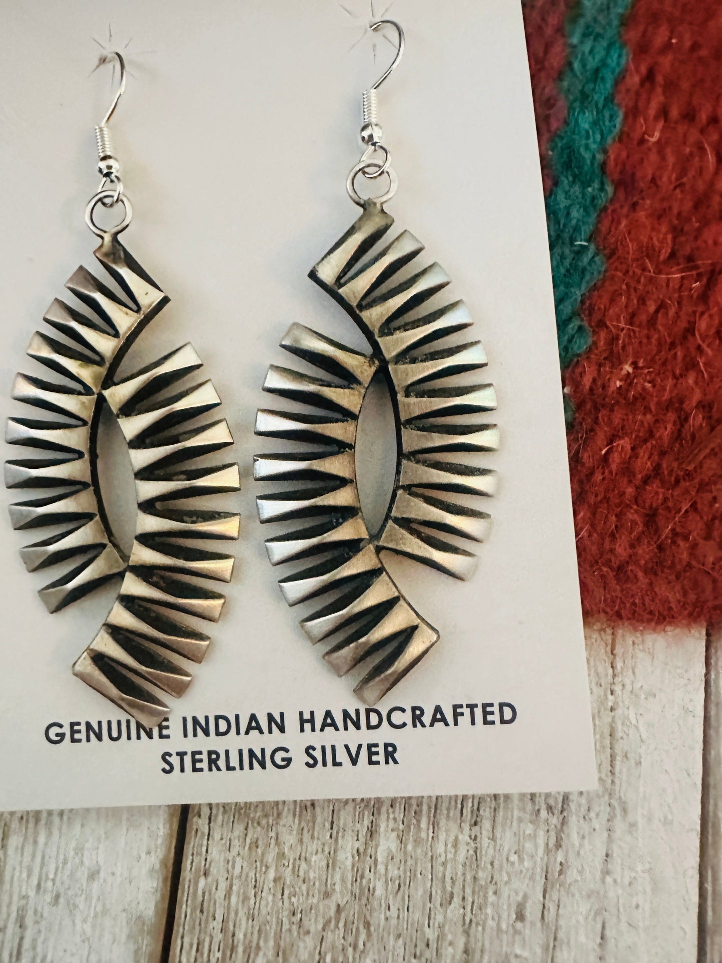 Handcrafted Beth Dutton Sterling Silver Dangle Earrings
