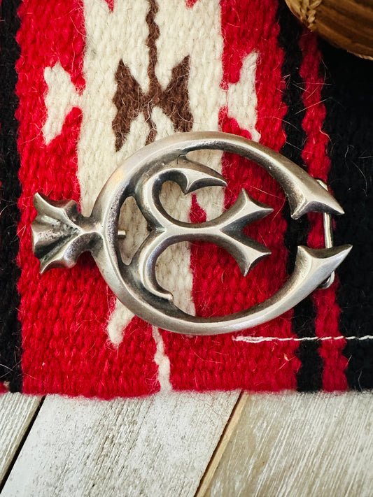 Handcrafted Sterling Silver Belt Buckle