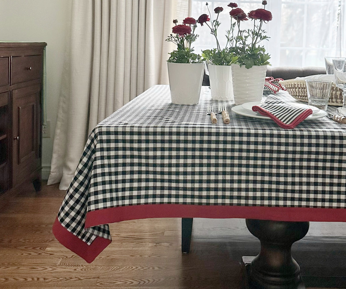 Gingham Tablecloth - Checkered Tablecloth