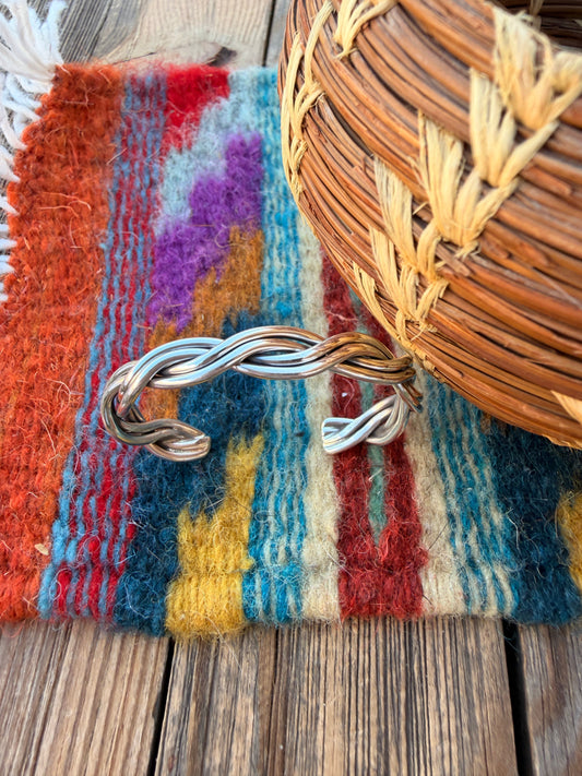 Handcrafted Sterling Silver Baby Cuff Bracelet