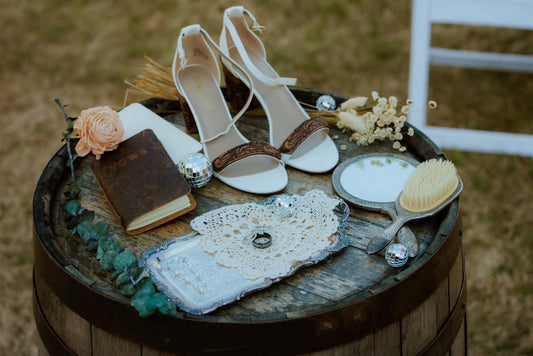 Custom Leather Tooled Heels