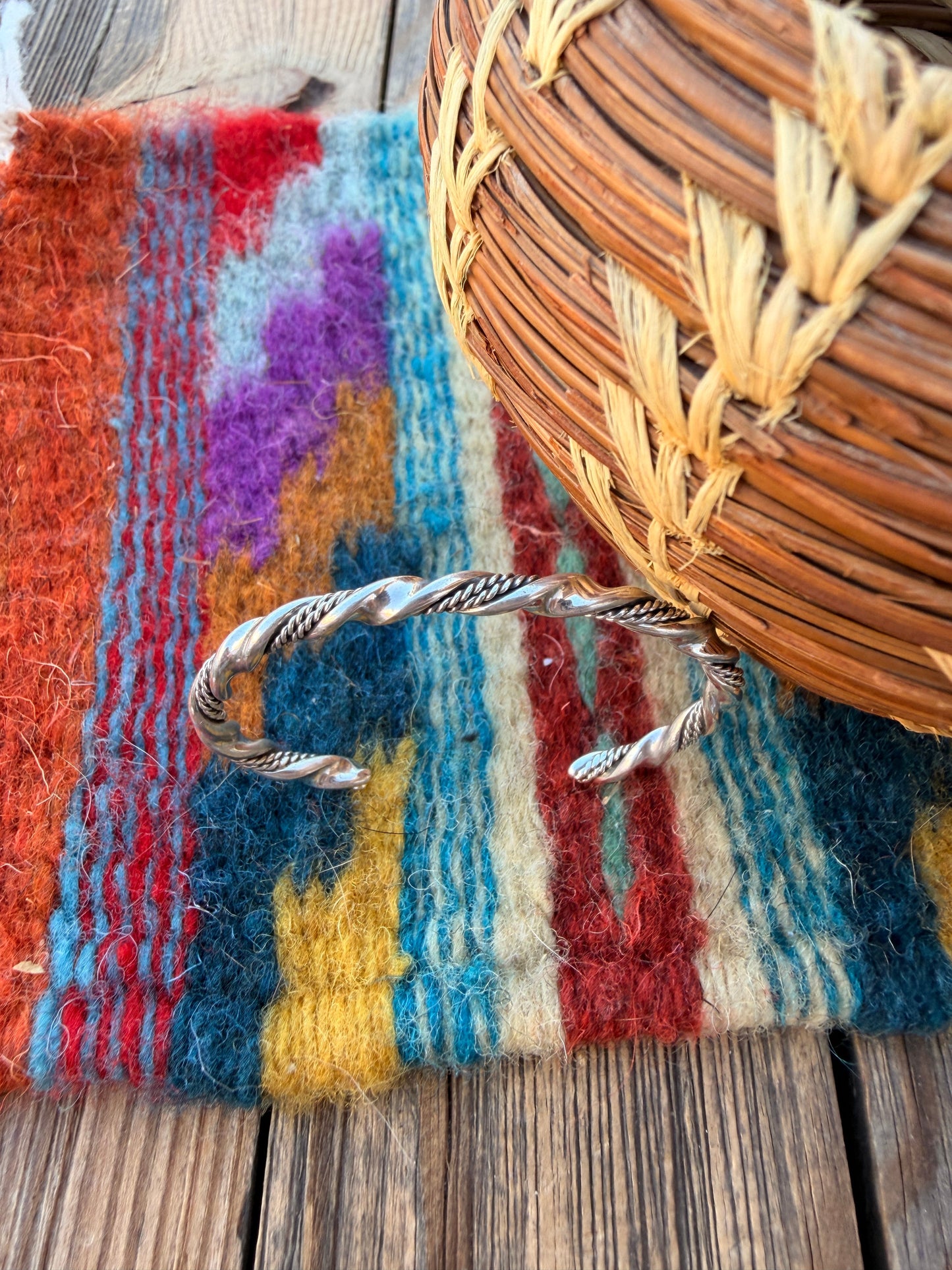 Handcrafted Sterling Silver Baby Cuff Bracelet