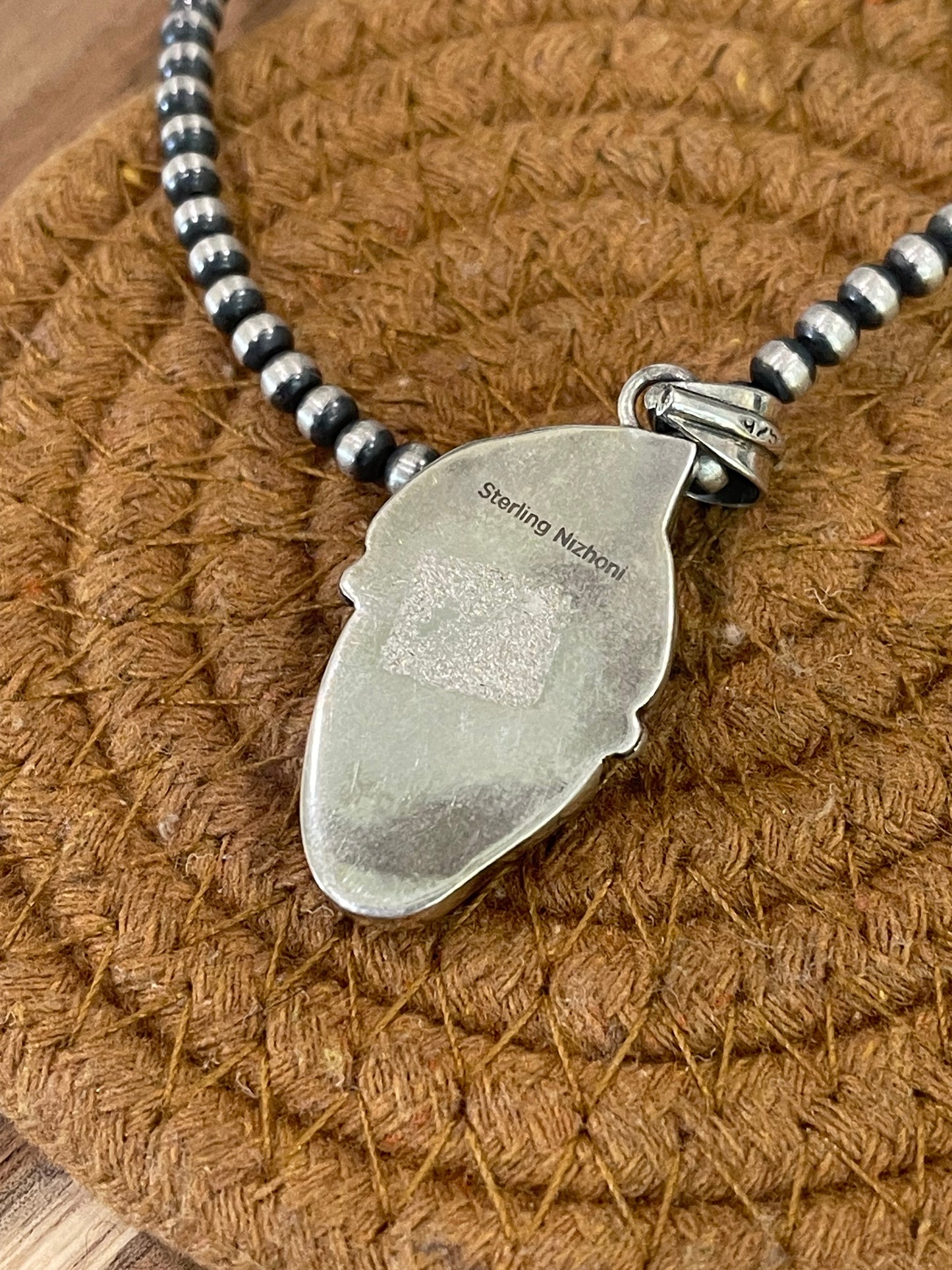 Handmade Sterling Silver & Multi Stone Bear Claw Pendant