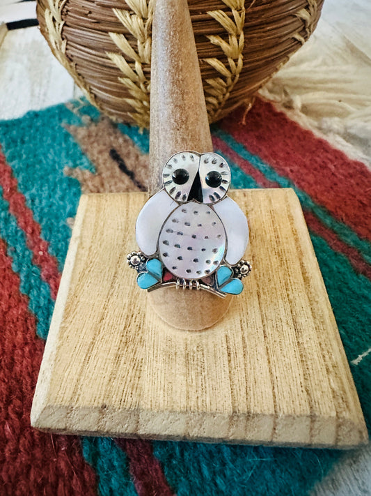 Handcrafted Sterling Silver & Multi Stone Inlay Own Ring
