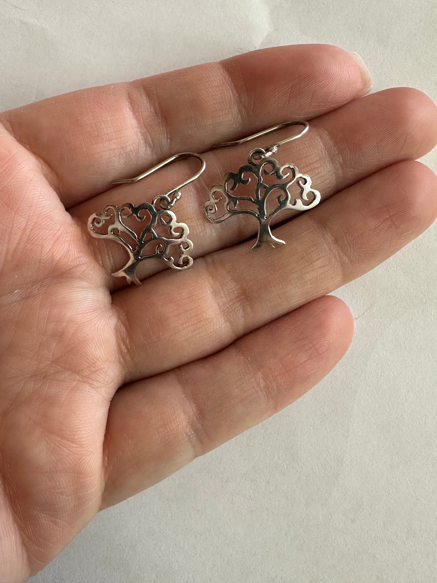 Small Tree of Life Earrings on Hook