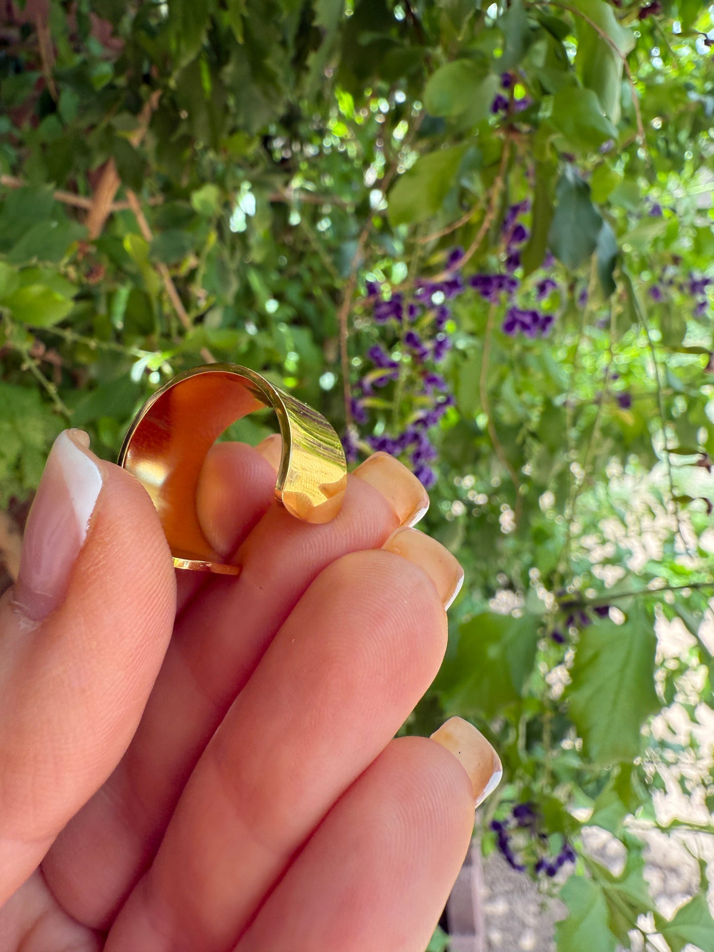 “The Golden Collection” Handmade Gold Plated COWBOY BOOT Adjustable Ring
