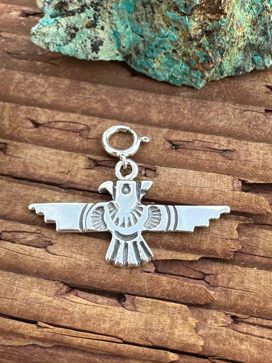 Handcrafted Sterling Silver Kachina  Charm