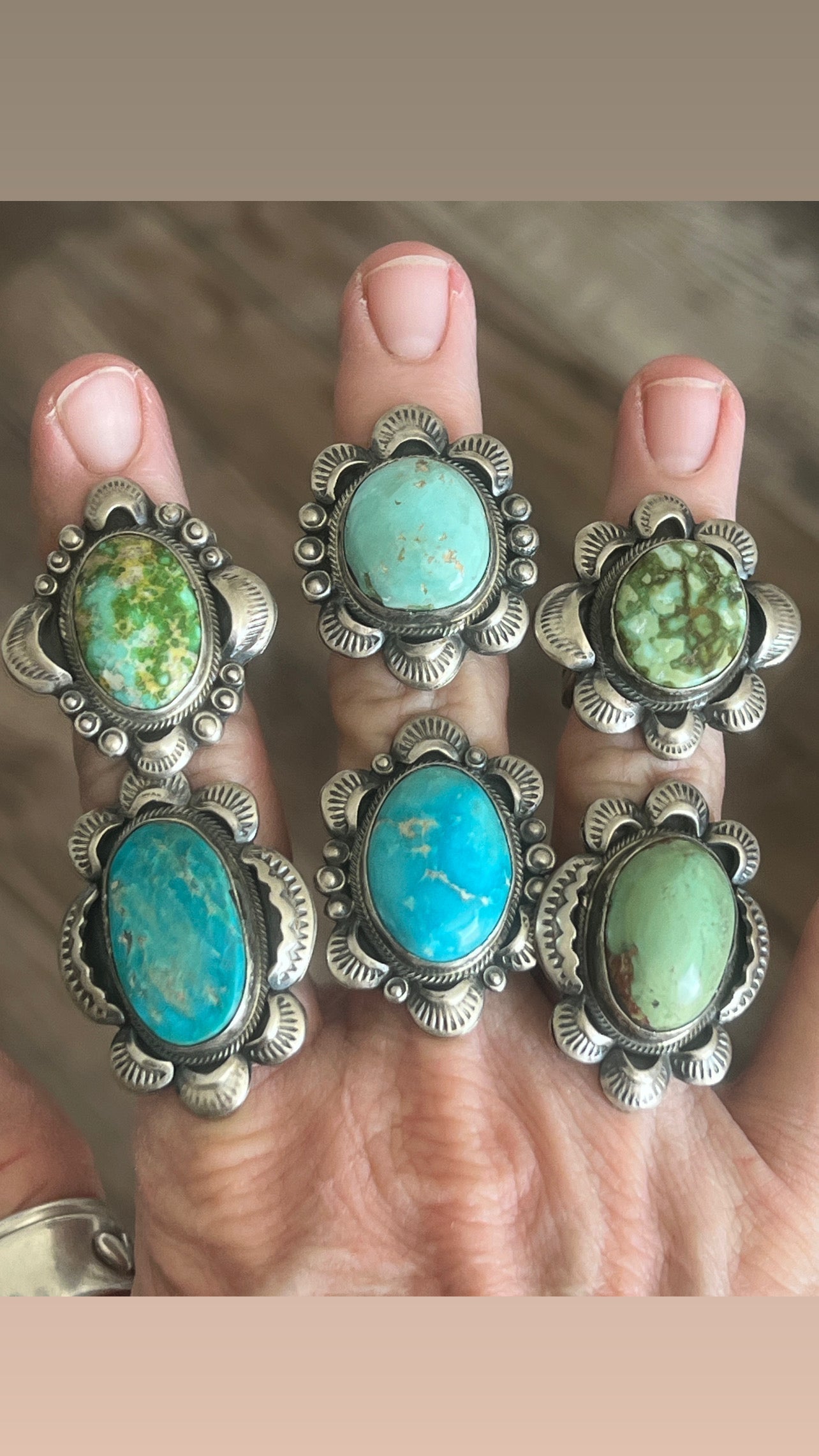 Handcrafted Sterling Silver and Sonoran Mountain Turquoise Single Stone Ring by Gilbert Tom, Size 9