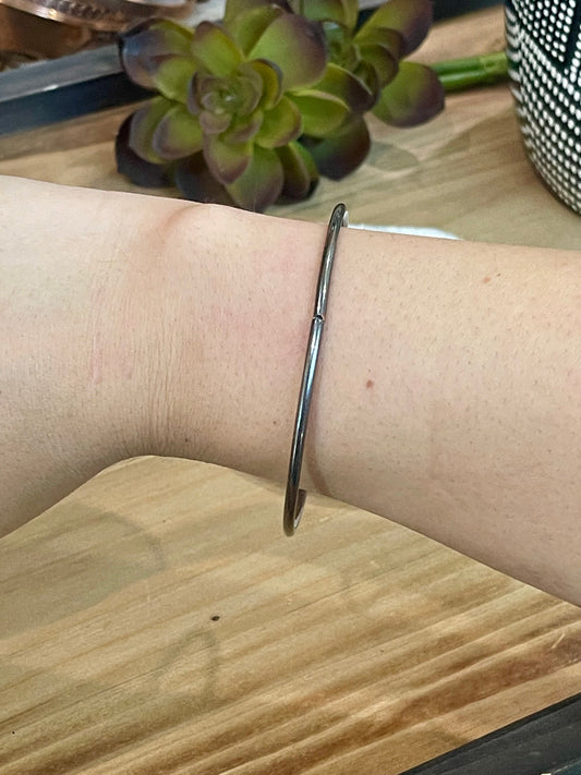Vintage Handmade Copper Bangle Bracelet