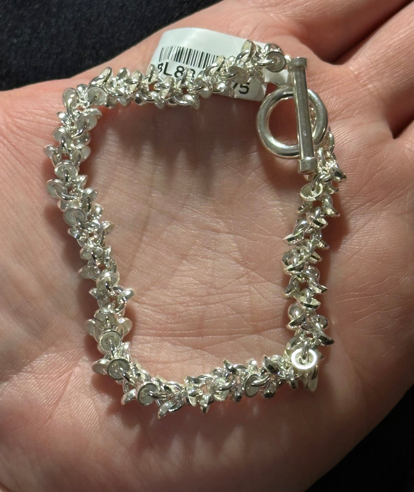 Cymbals Sterling Silver Bracelet