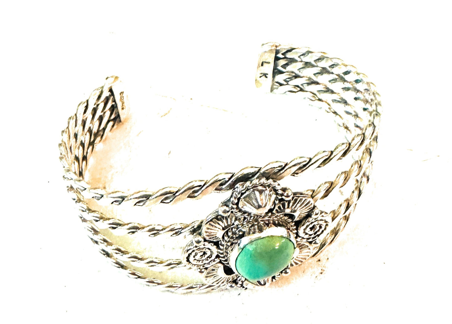 Handcrafted Sterling Silver & Turquoise Cuff Bracelet