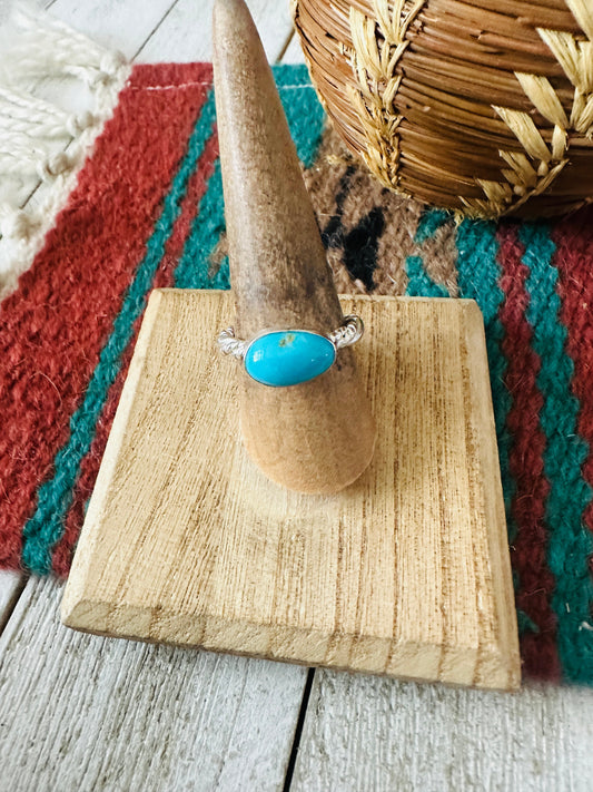 Handcrafted Turquoise & Sterling Silver Ring