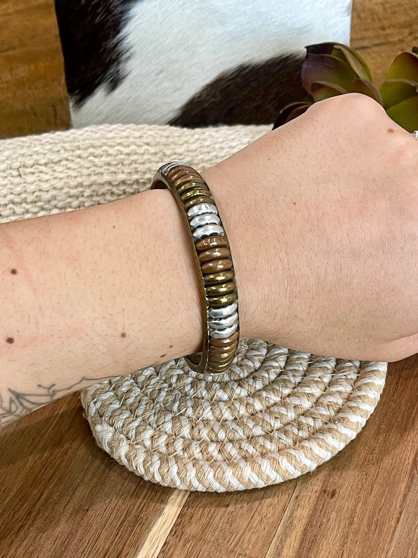 Vintage Handmade Copper Bangle