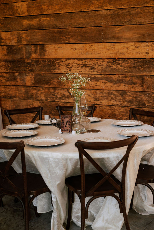 Leather Tooled Table Numbers