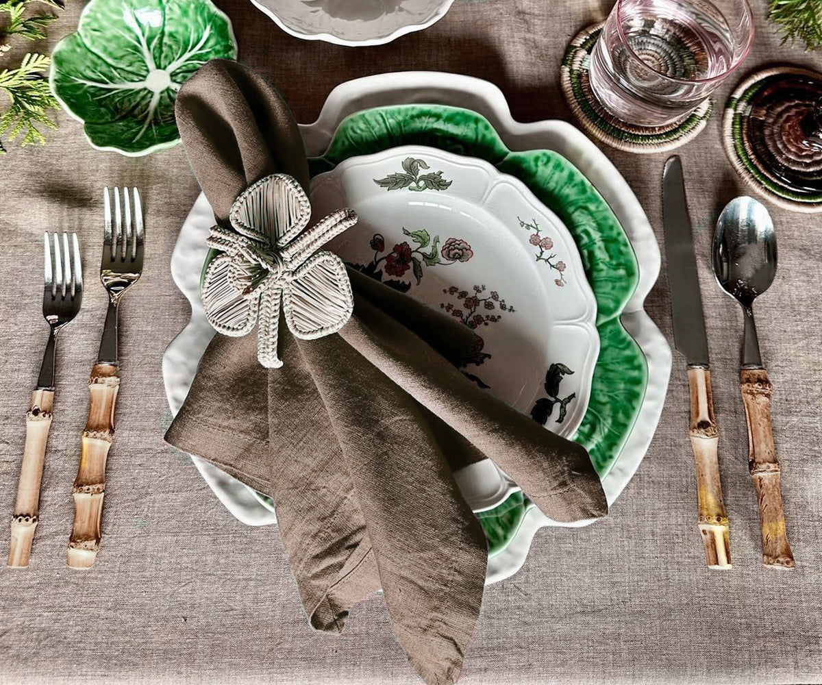 Plain Linen Napkins - Set of 4