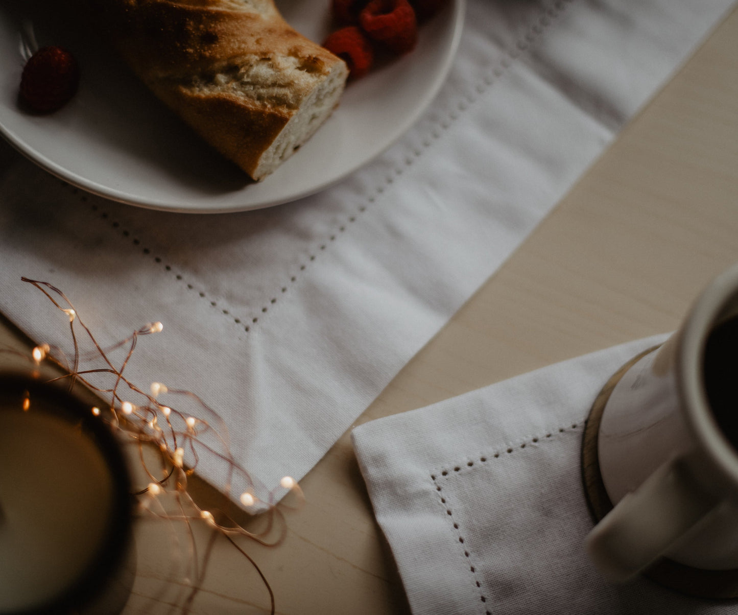 Hemstitch Napkins - Table Napkins - Cotton Cloth Napkins