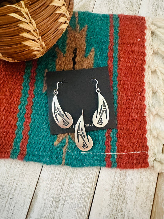 Handcrafted Sterling Silver Earring And Pendant Set