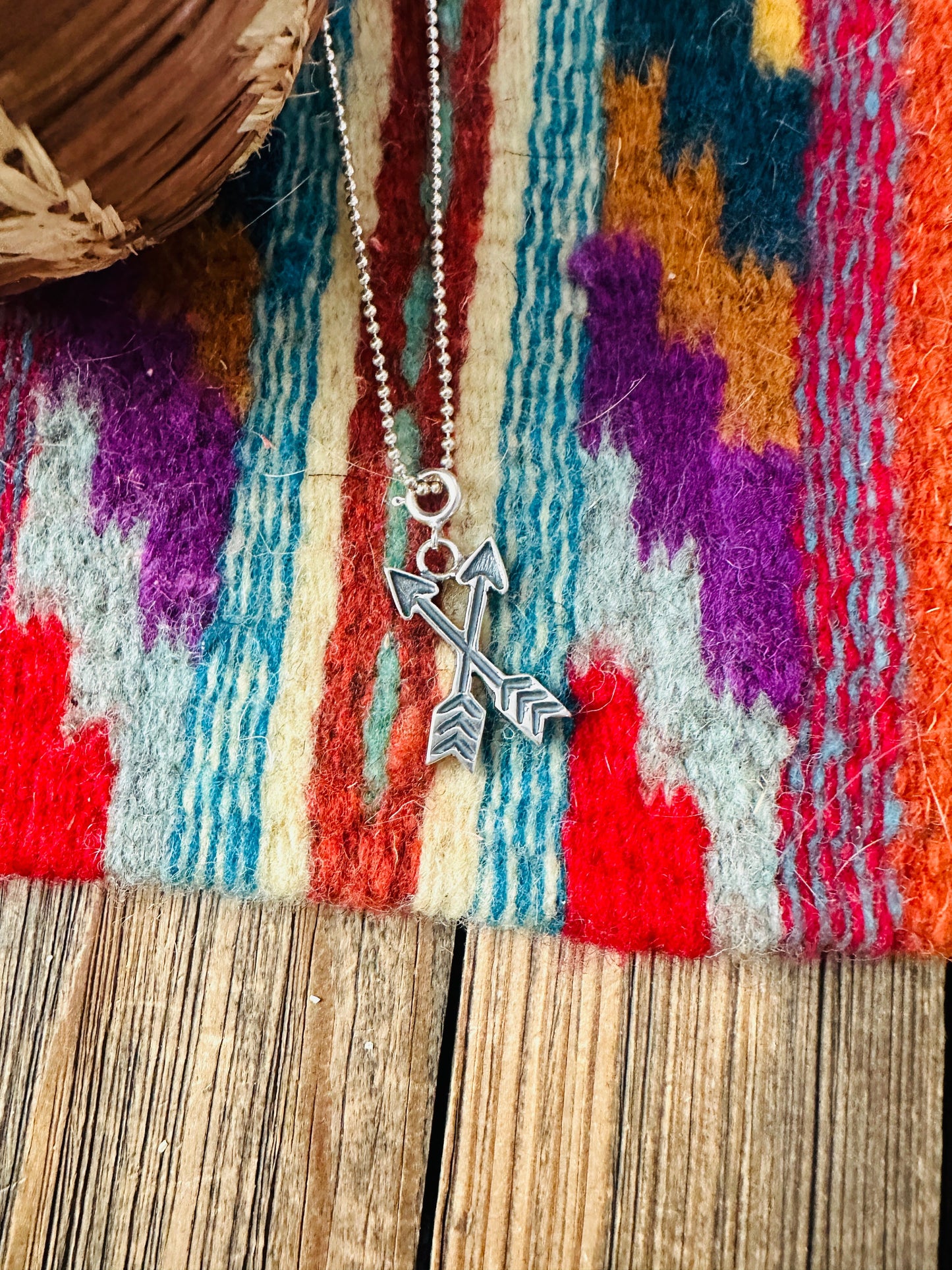 Handcrafted Sterling Silver Arrow Charm